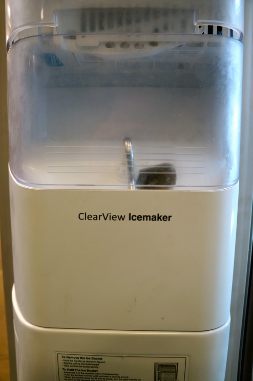 We love a factory-installed automatic icemaker in our freezer especially if it comes with a built-in water filter.