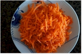 The Breville did a great job shredding carrots.