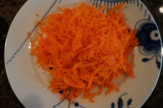 The Black & Decker did a good job shredding carrots.