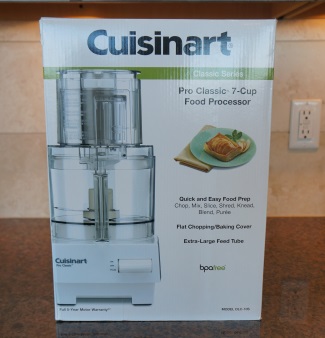 Compact in size, the Cuisinart Pro Classic will slip easily into a cupboard or under your cabinets.