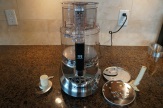The Cuisinart Prep 11 Plus comes with 3 stainless steel attachments.
