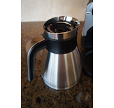 The Ninja© Coffee Bar™ features a stainless steel thermal carafe.