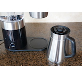 The OXO features a thermal carafe system with brew-through lid and internal mixing tube.